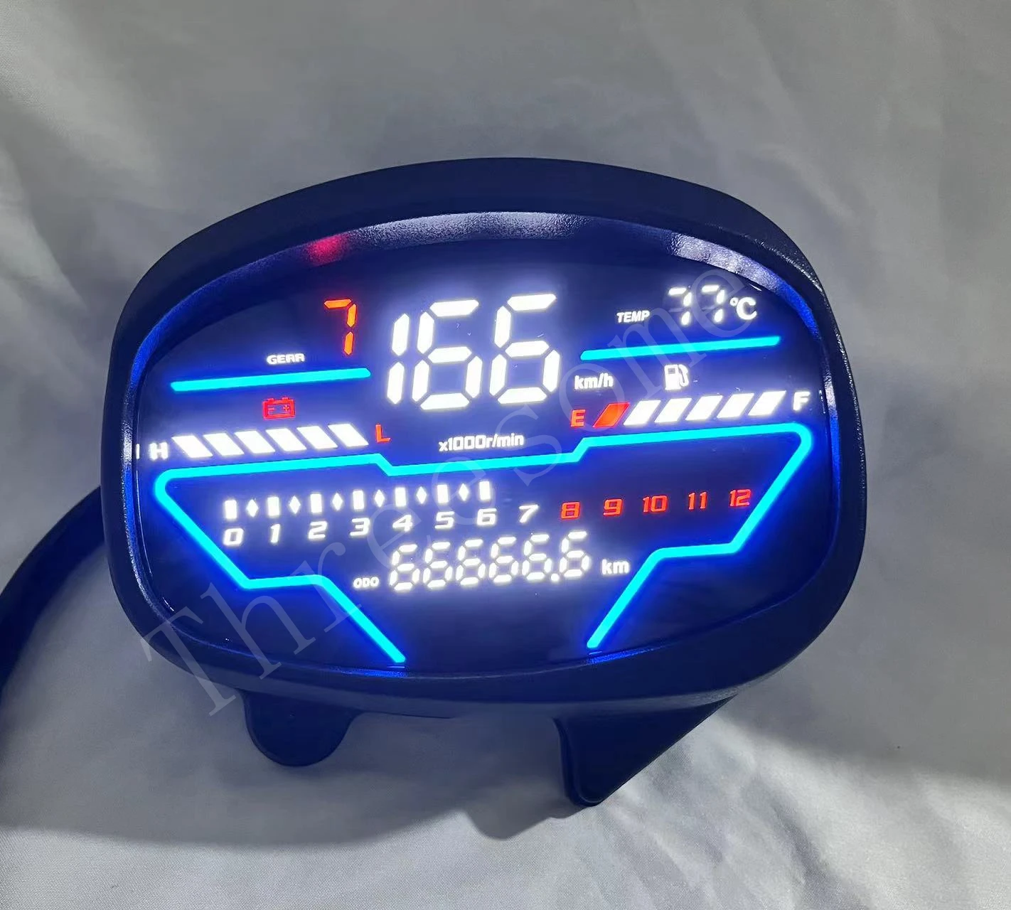 Panel For Joy Ditally 50cc Jonny Hype 50 Digital Meter assembly Speedometer Gauge