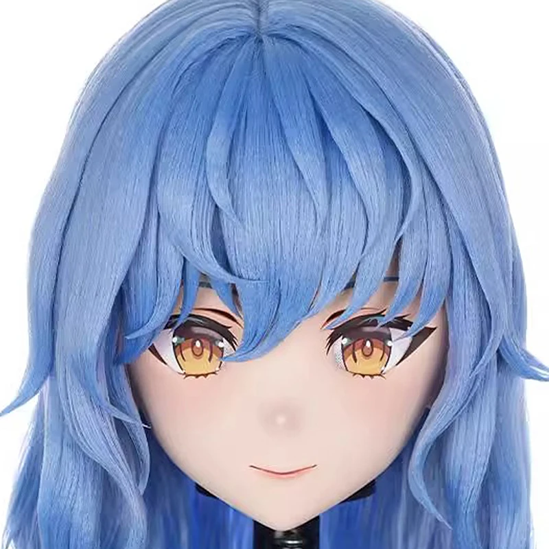 

(MEO236) Customize Handmade Full Head Lockable Crossdress Male to Female Japanese Cartoon Anime Game Character Kigurumi Mask