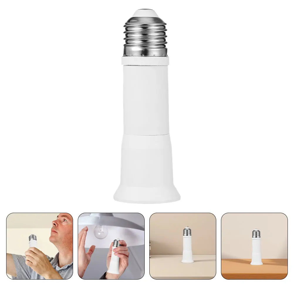 Adjustable E27 Light Socket Extender Adapter Home Lamp Holder Converter Durable Outdoor Extension Plug Connector Bulb Holder