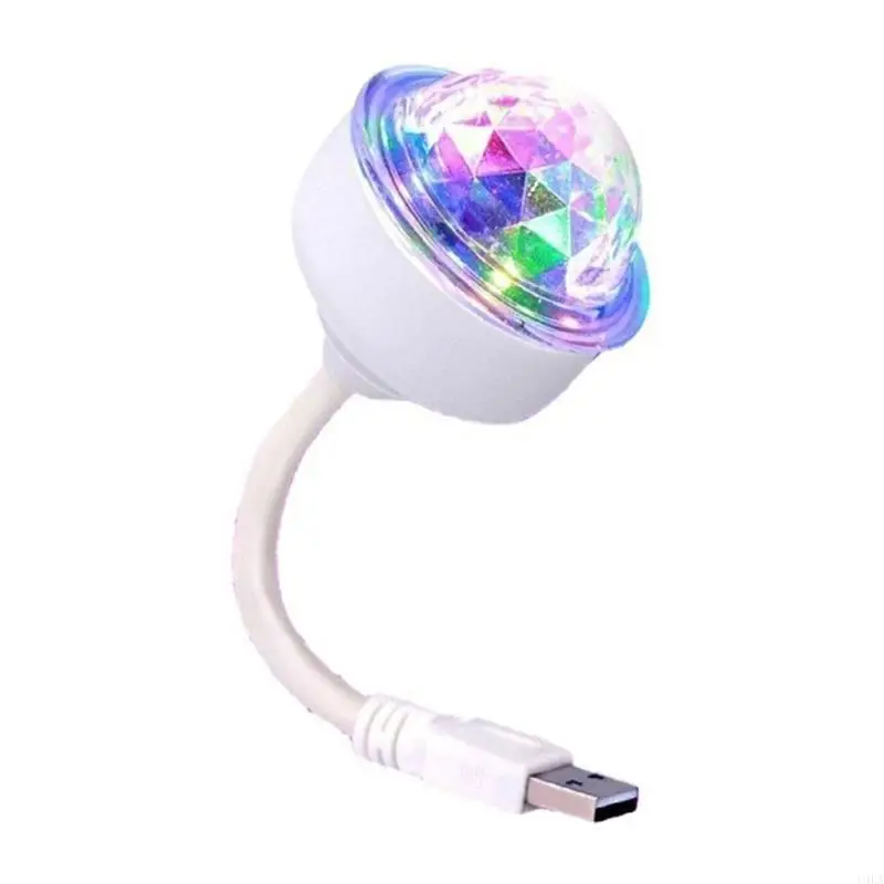Портативный USB Multicolor Light Light 6W 360 -градусный ротационный декор