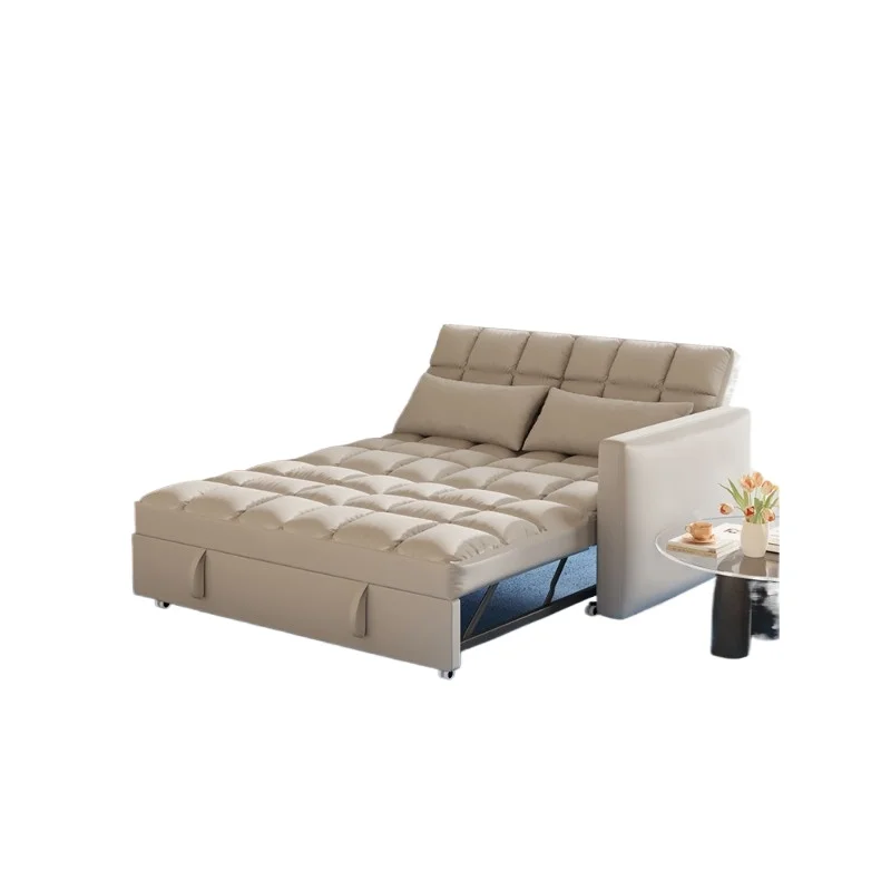 Sofa bed integrated dual-purpose, foldable new small apartment multi-functional living room bed