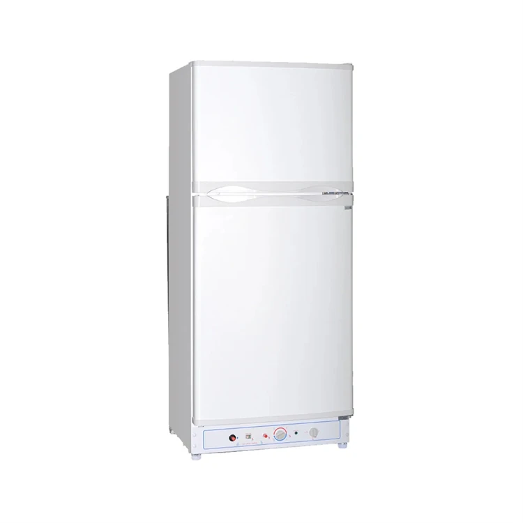 Low Prices Top Freezer Double Door Absorption Camping Refrigerator Propane lpg Gas Fridges for Home RV