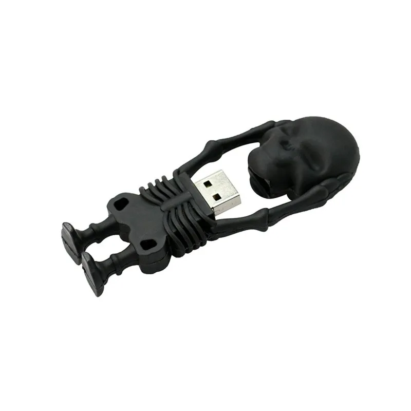 Pendrive 256G Cartoon Skull Pumpkin Death Memoria USB Device Flash Drive 8GB 16GB 64GB 32GB Pen Drive 128GB Cle USB Memory Stick