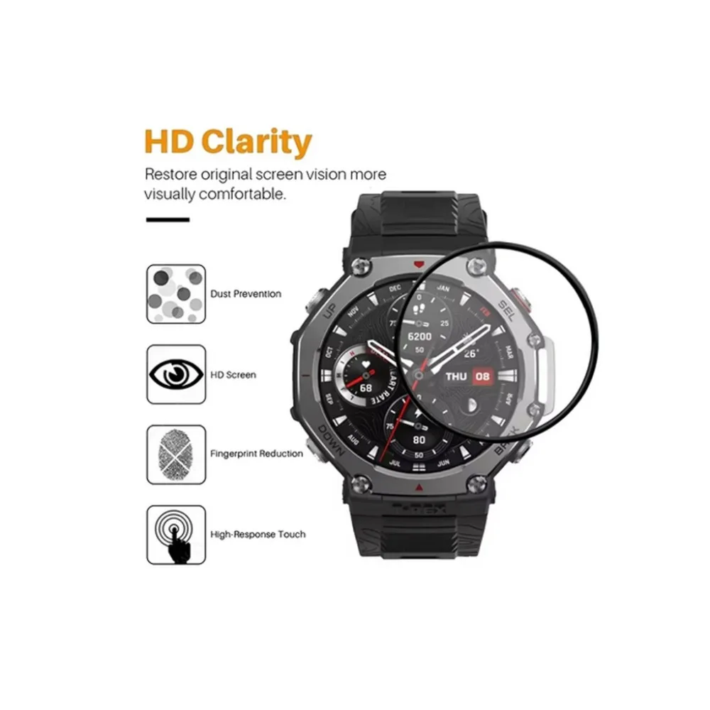 Huami Amazfit T-Rex3 T-Rex 3 ソフトフィルム PMMA スクリーンプロテクター強化ガラス用