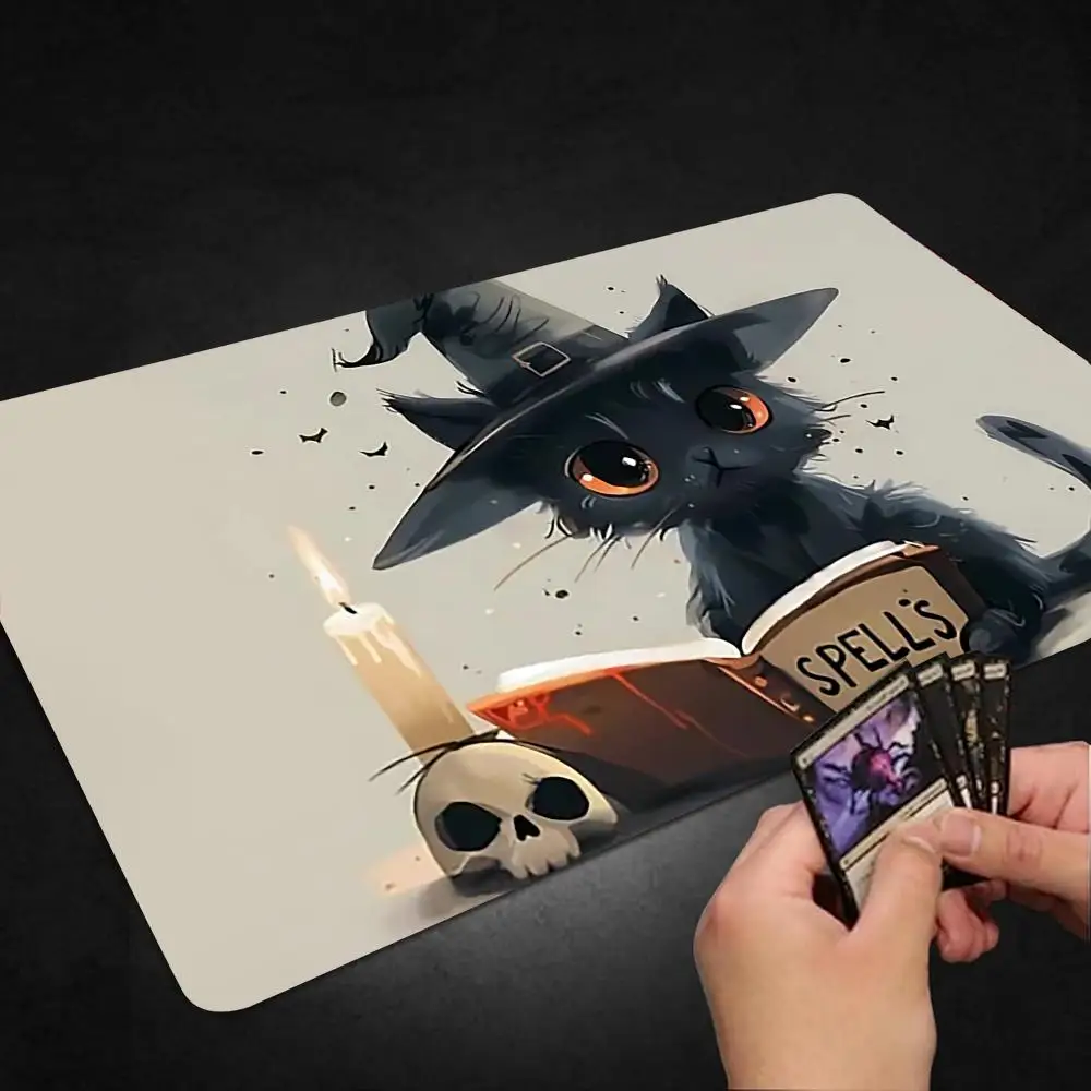 Card Playmat Stitched with Magic Zones Game Mats Tabletop rug MTG Card Battles Commander Gaming Mouse pad Duel deskmat Beginner