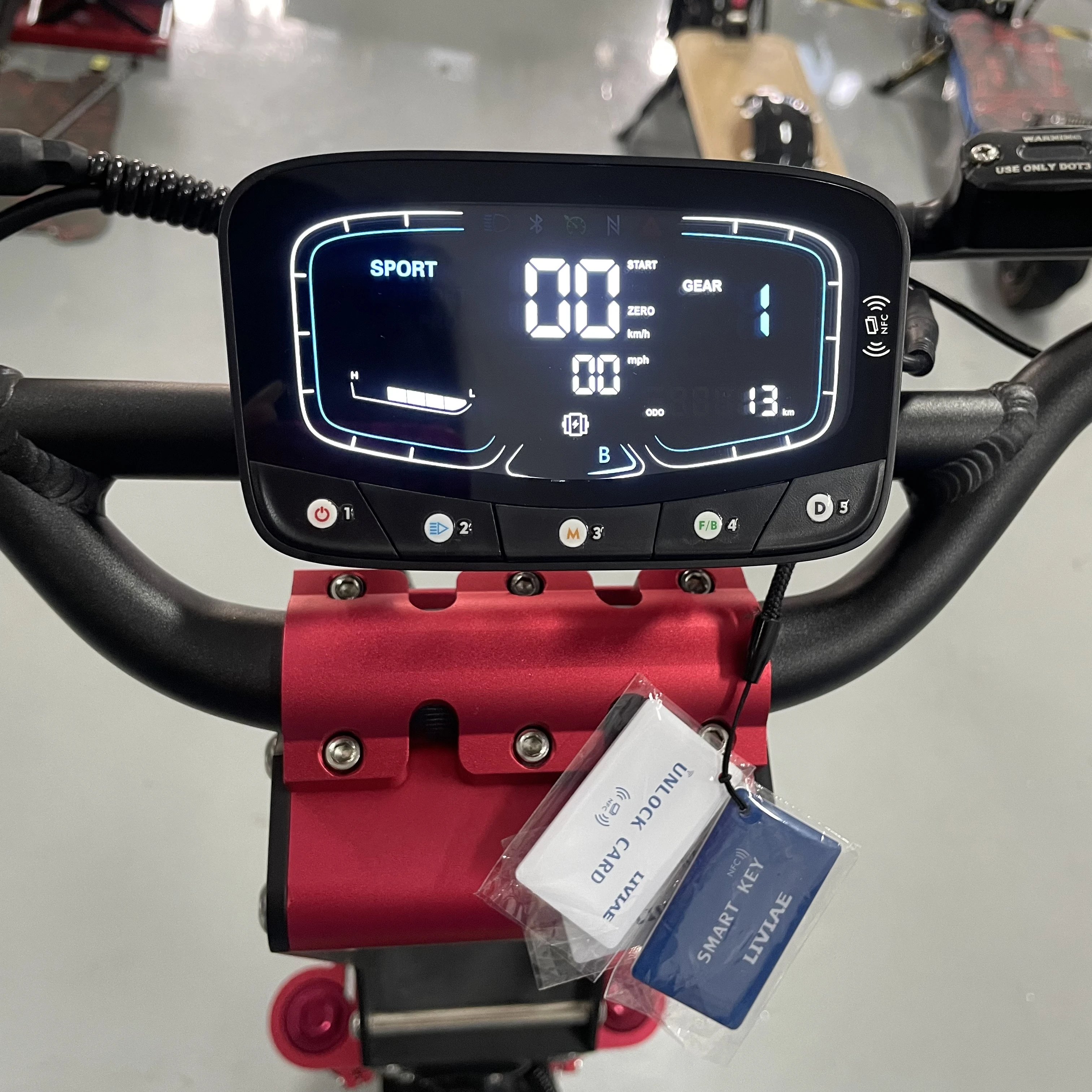 72V 30Ah 100Ah Electric Scooter APP Control NFC/Password Power On Dual Motor 8000-15000W High Speed E Bike Long Range For Adults