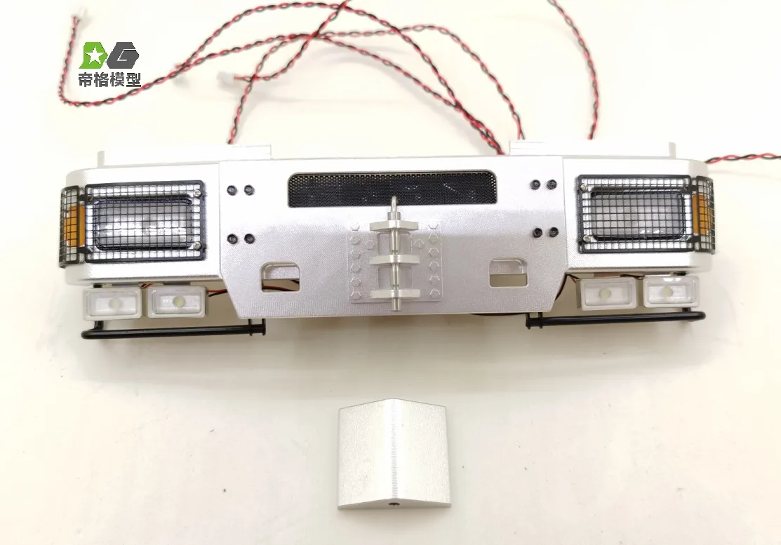 Металлический передний бампер в масштабе 1/14 для радиоуправляемого самосвала и трактора, совместимый с Tamiya MAN F2000 JXModel