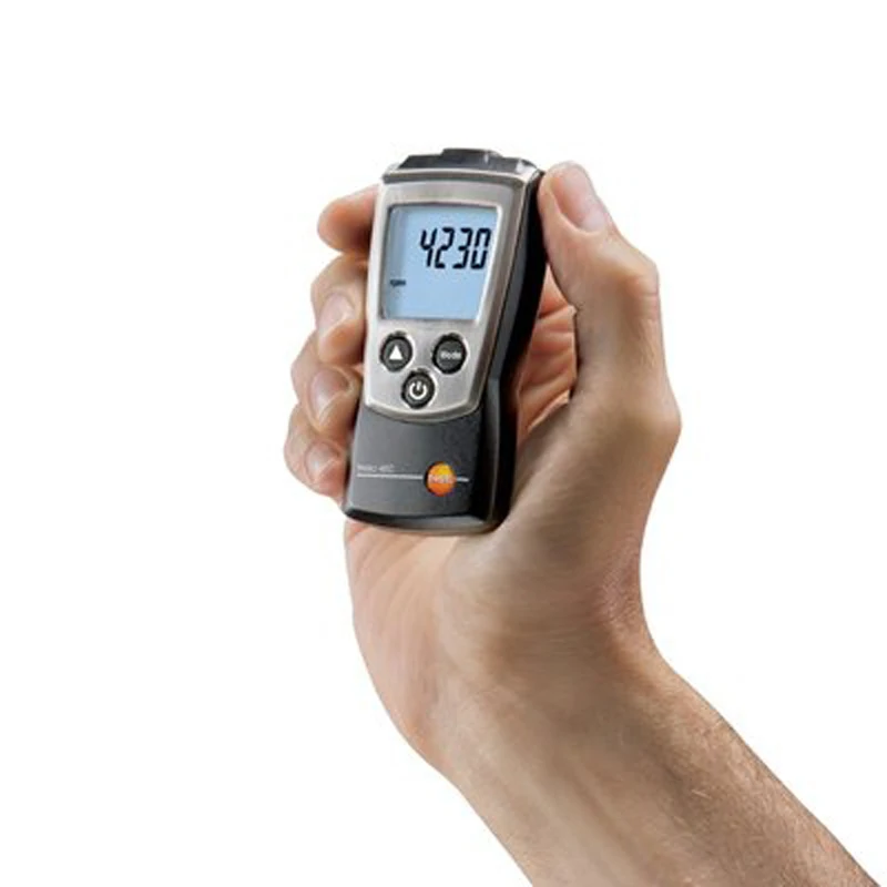 مقياس سرعة الدوران الرقمي RPM من Testo 460، مقياس سرعة الدوران البصري غير المتصل، جهاز قياس السرعة