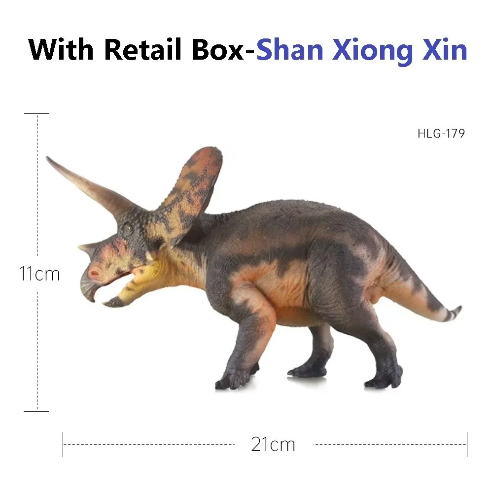 

1/35 Scale Torosaurus Toy Detailed Collectible Figure Ceratopsidae Dinosaur Animal Collection Scene Decoration