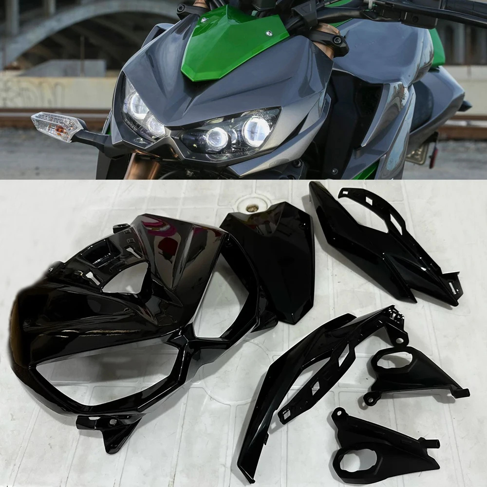 Z1000 Front Upper Nose Fairing For Kawasaki Z1000R 2014-2020 2021 Headlight Cover Head Cowl Plate Side Lamp Holder Bracket Panel