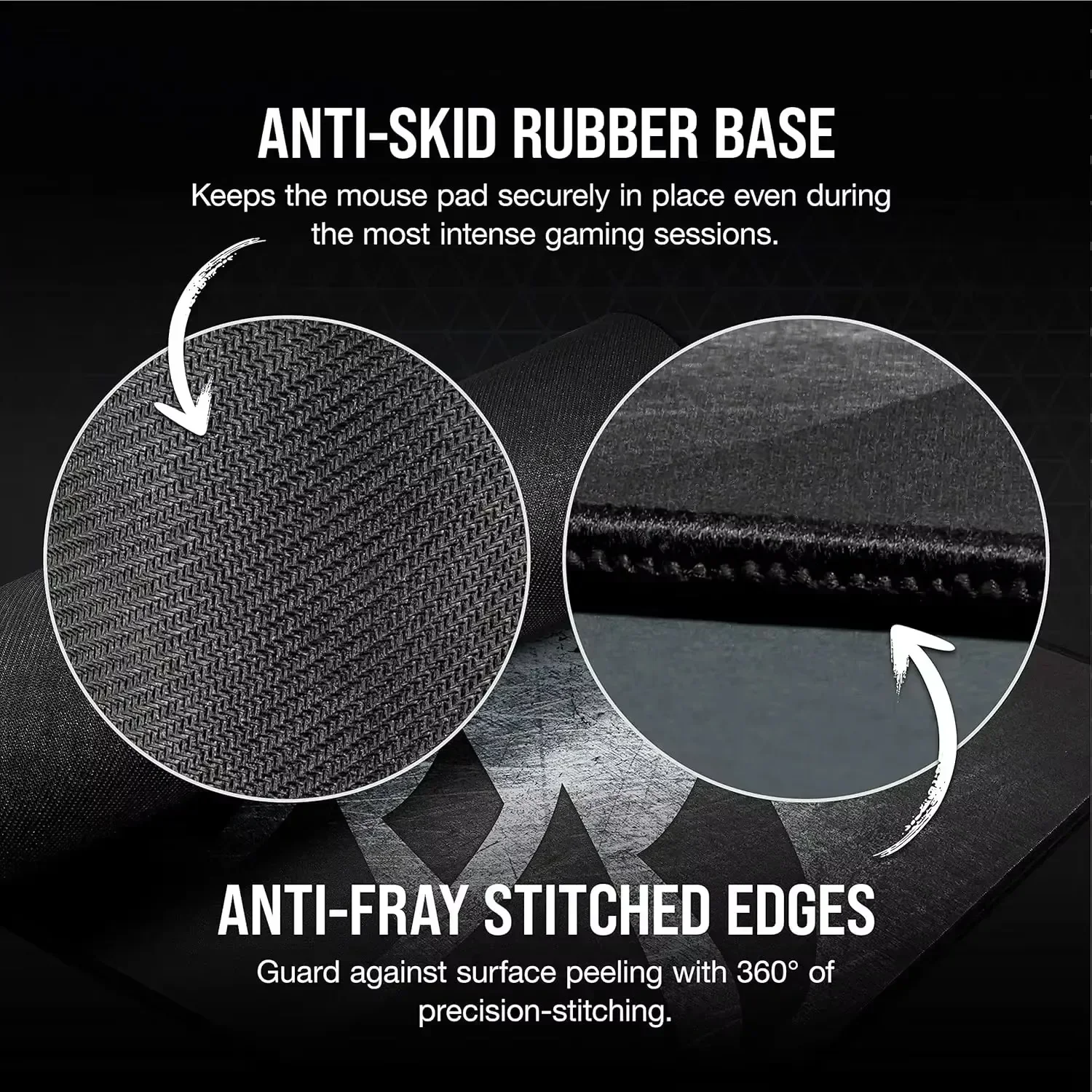 Small Gamer E-Sports Mice Mat Kurosun Samurai Gaming Mouse Pad High Elastic Non-slip Rubber Rug Black Table Cushion for Office