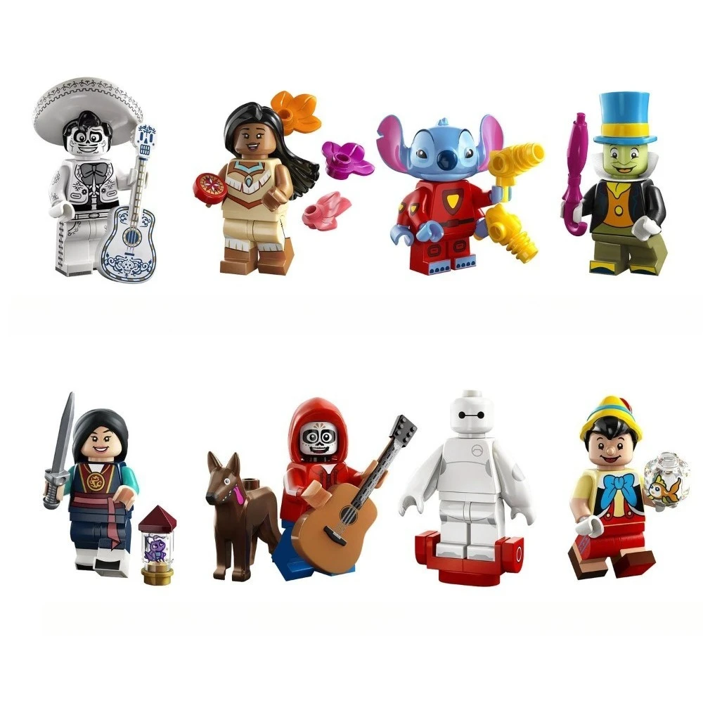 Weihnachten Tag Neue Disney Cartoon kawaii Bausteine Montage Modell Puppe Mädchen Junge Spielzeug Für Kinder Geburtstag Kollokation Geschenk