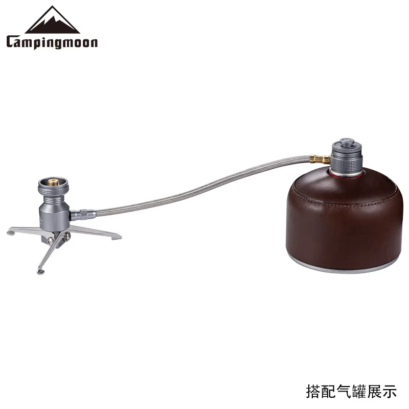 Camping Gas Tank Connector Campingmoon Z23 Outdoor Tripod Canister Adapter Gas Tank Adapter Stove Lamp Accessories