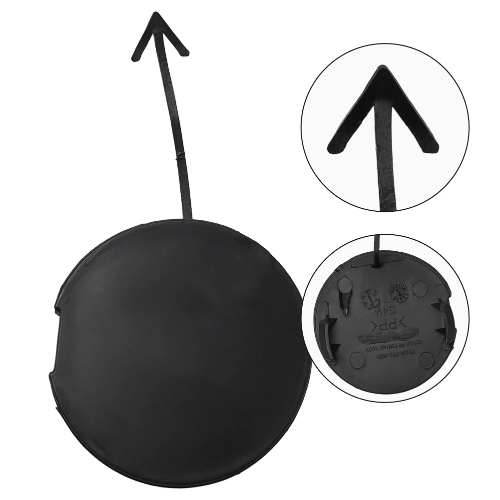 High Quality Auto Accessories Brand New Car Parts Towing Cover Cap Car Towing Cover Cap Black Plastic 71104-TF0-000