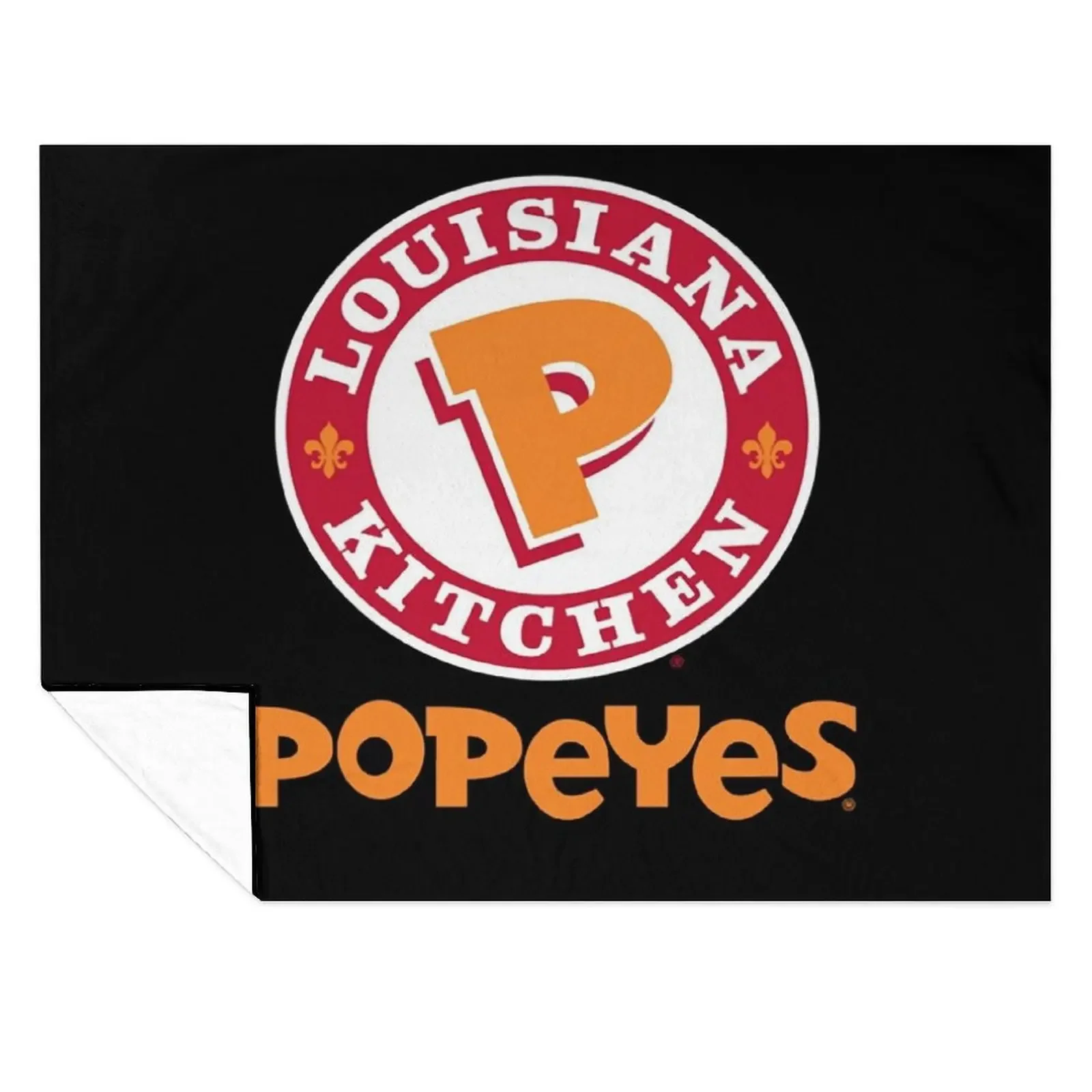 

Popeyes Logo Classic Throw Blanket Moving Furry Heavy Extra Large Throw Blankets