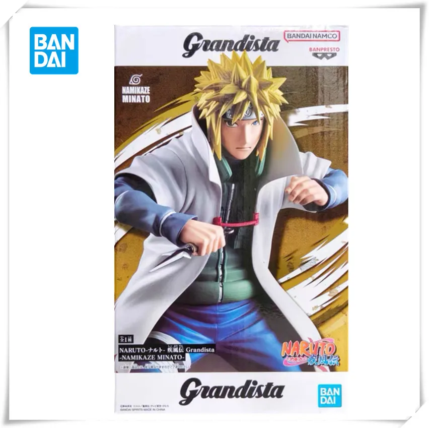 

Bandai оригинальный BANPRESTO аниме Наруто Шиппуден Grandista Намикадзе Минато ПВХ фигурка модель коллекционные игрушки подарки