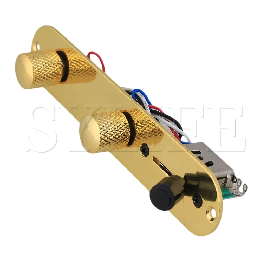 ‌Gold 3-Way Switch Control Plate for Electric Guitar - Precision Pickup Selector Panel‌