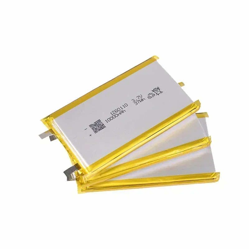 Wysokiej jakości akumulatory polimerowe 3.7V 1260110 10000mAh Lipo Li-Po do zabawek, power banków, GPS, laptopów, lamp kempingowych, majsterkowania. — zdjęcie produktu 4