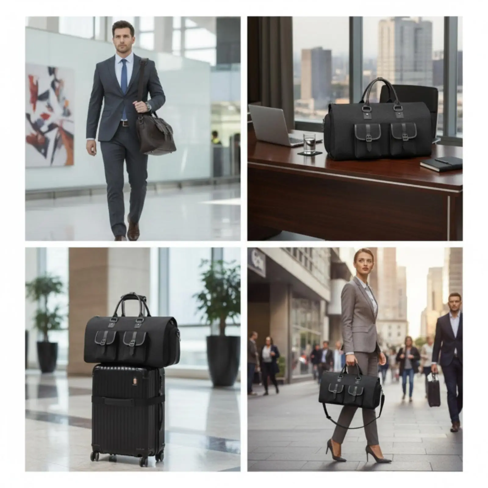 Suit Travel Bag Convertible Garment Case-on for Flights, Business Travelers