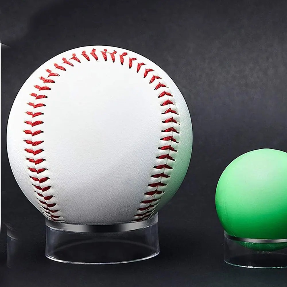 Acrylic Baseball Display Stands Holder Rings Round Storage Holders Clear Racks Organization Display Stands For Golf Ball