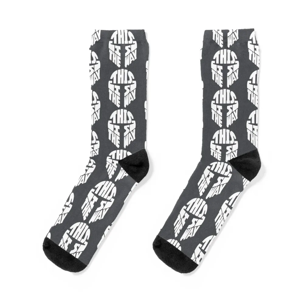 This Is The Way v3 Socks christmas stocking loose sports and leisure Novelties Boy Child Socks Women's