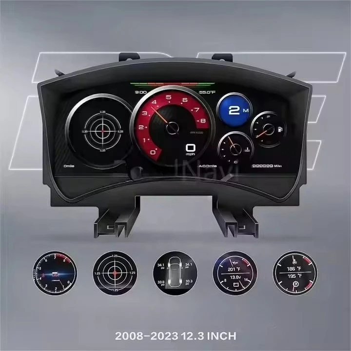 Car Auto Speedometer for GTR 2008-2023 LCD Digital Cluster Car Upgrade Dashboard Instrument
