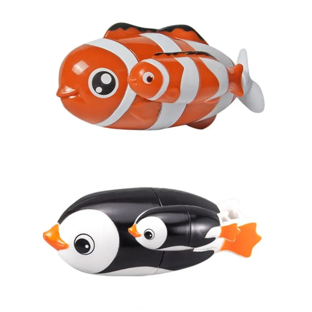 Kunststoff Schwimmen Clown Fisch Mehrzweck Frühe Pädagogische Wasser Spielen Delphin Cartoon Interaktive Schwimmende Bad Spielzeug