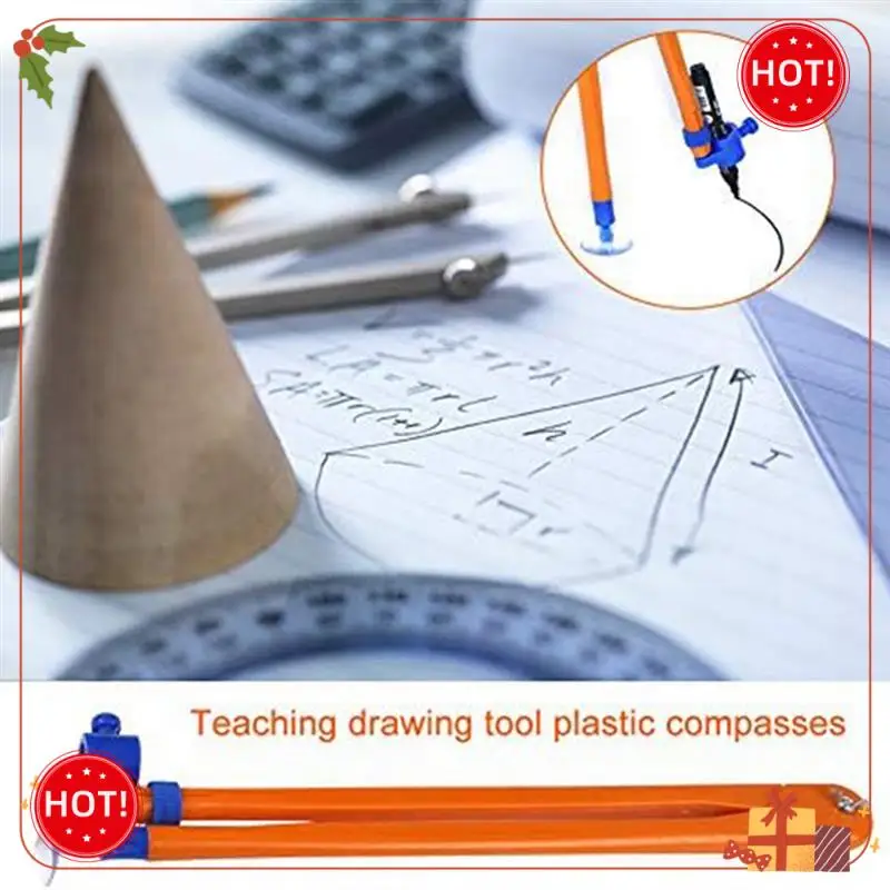 

Durable-4 Pcs Compass Drawing Math Geometry Tool Stationery Supplies For Drafting, Drawing, Math