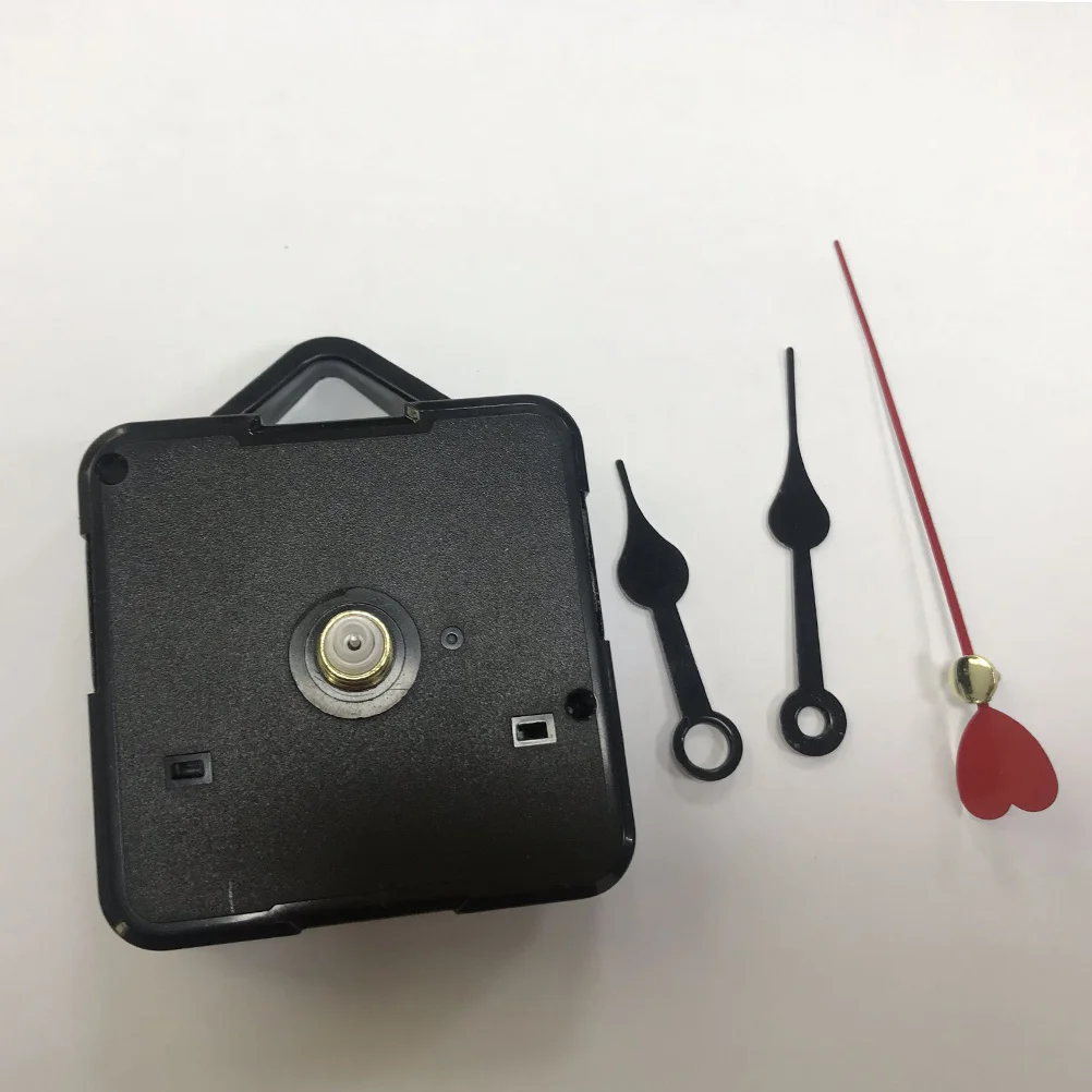 

Heart Shape Quartz Movement Silent Sweep Hands Repair Kit Simple Elegant Parts Accessory Home Decor Clock Movement Set Wall