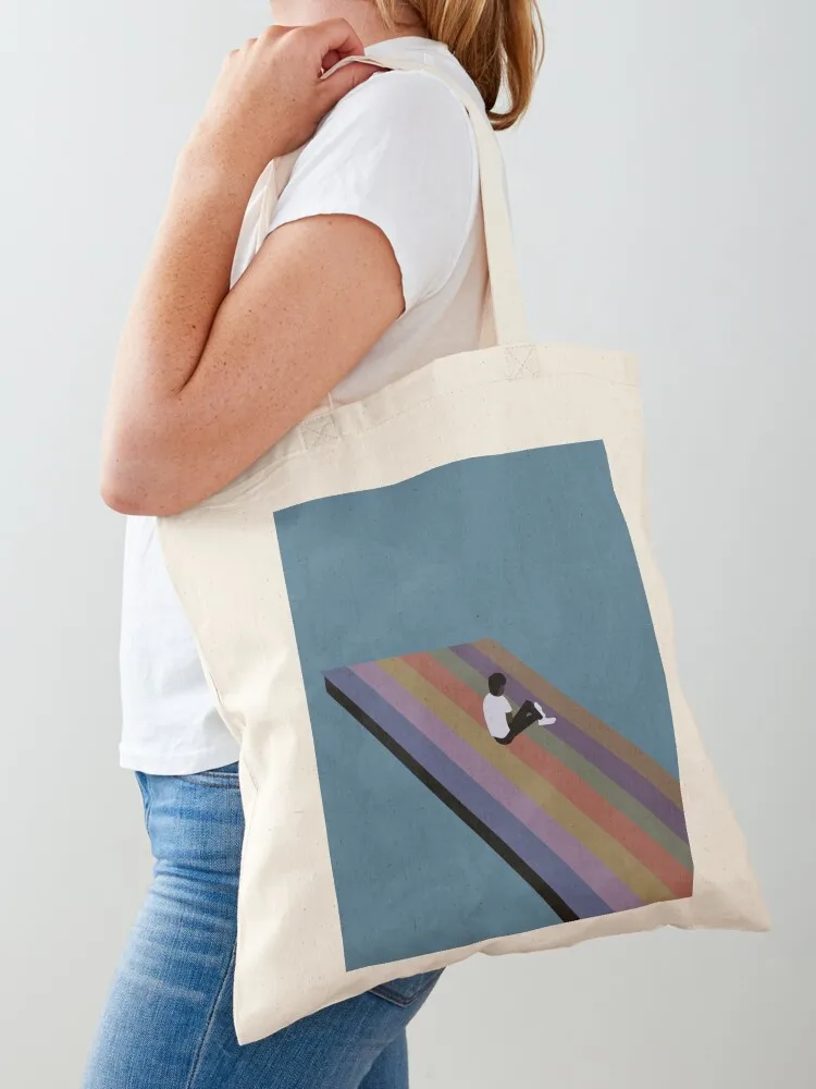 

The Melodic Blue Fan Album Cover Tote Bag Beach bag custom fabric bag cute pouch tote custom