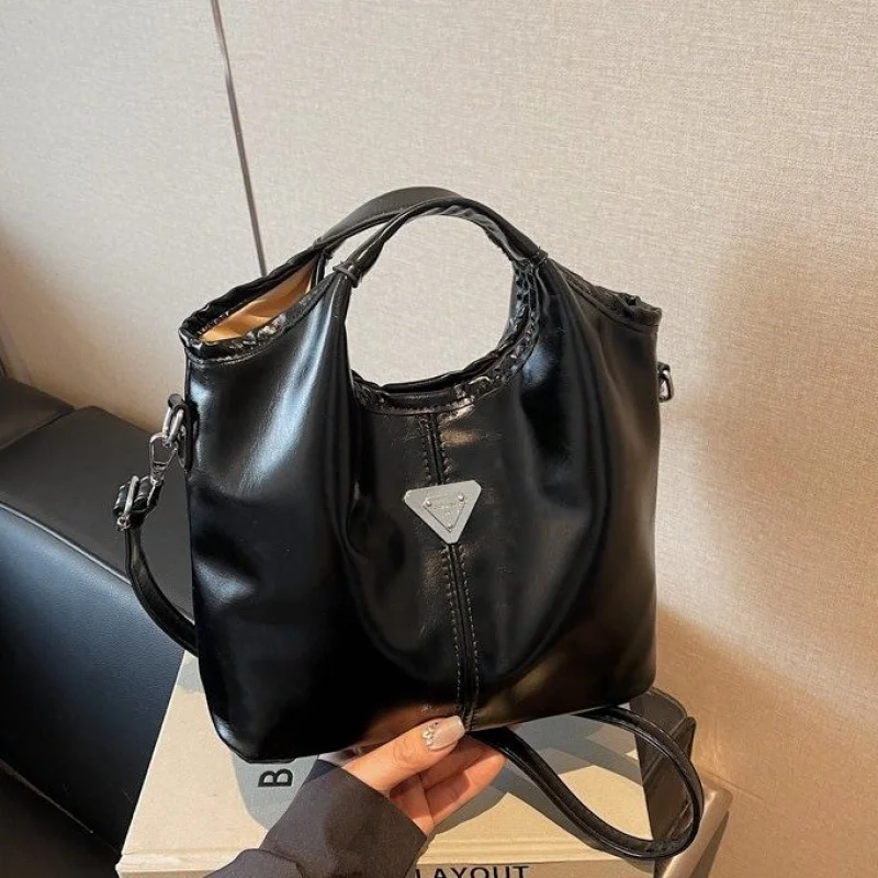 

Женская кожаная сумка через плечо, классическая элегантная сумка через плечо, сумка-мессенджер для женщин, люксовый бренд