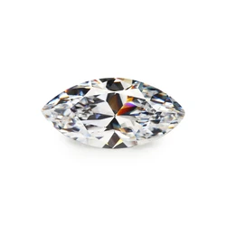 Size 1.5x3mm-10x20mm 5A Marquise Shape White Cubic Zirconia Stone Loose CZ Stones Synthetic Gemstone For Jewelry Making