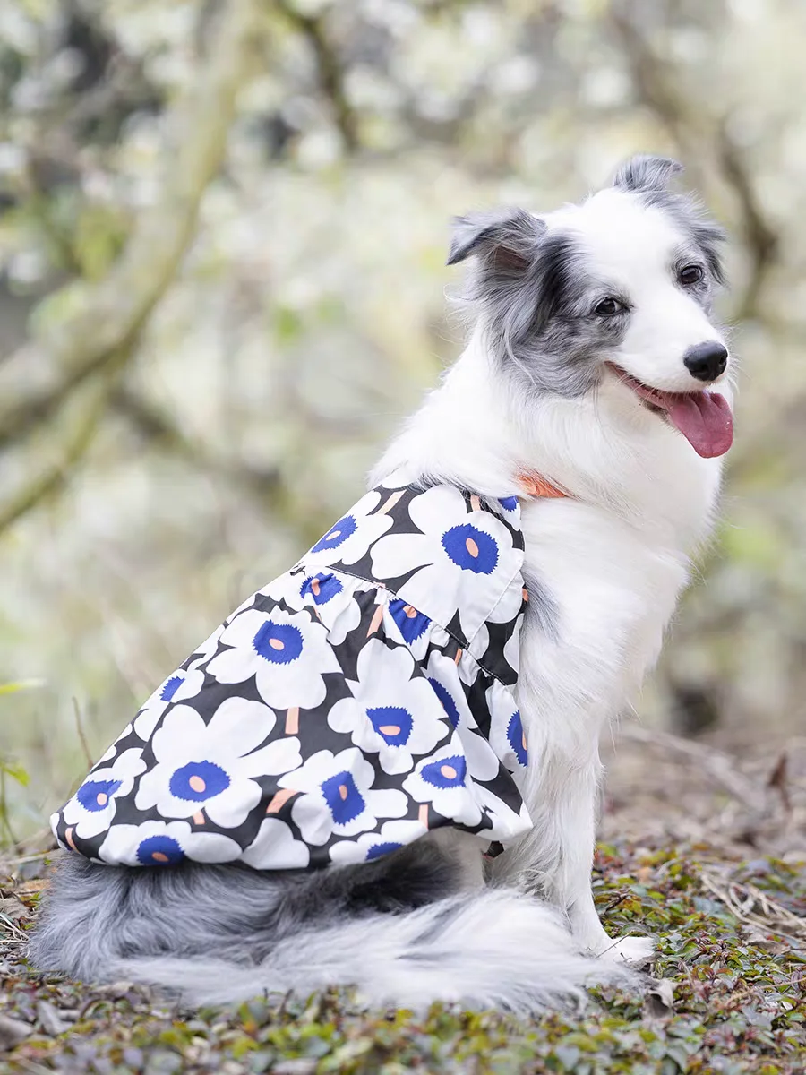 Summer Plaid Breathable Pet Clothes for Medium and Large Dogs, Outdoor Walking Supplies, Puppy Clothes, Designer Clothes