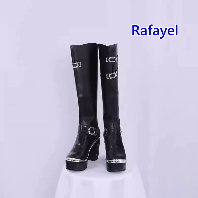 

Rafayel Cos обувь игра Love and Deepspace мужские красивые длинные ботинки Rafayel одежда для ролевых игр костюмы на Хэллоуин реквизит на складе