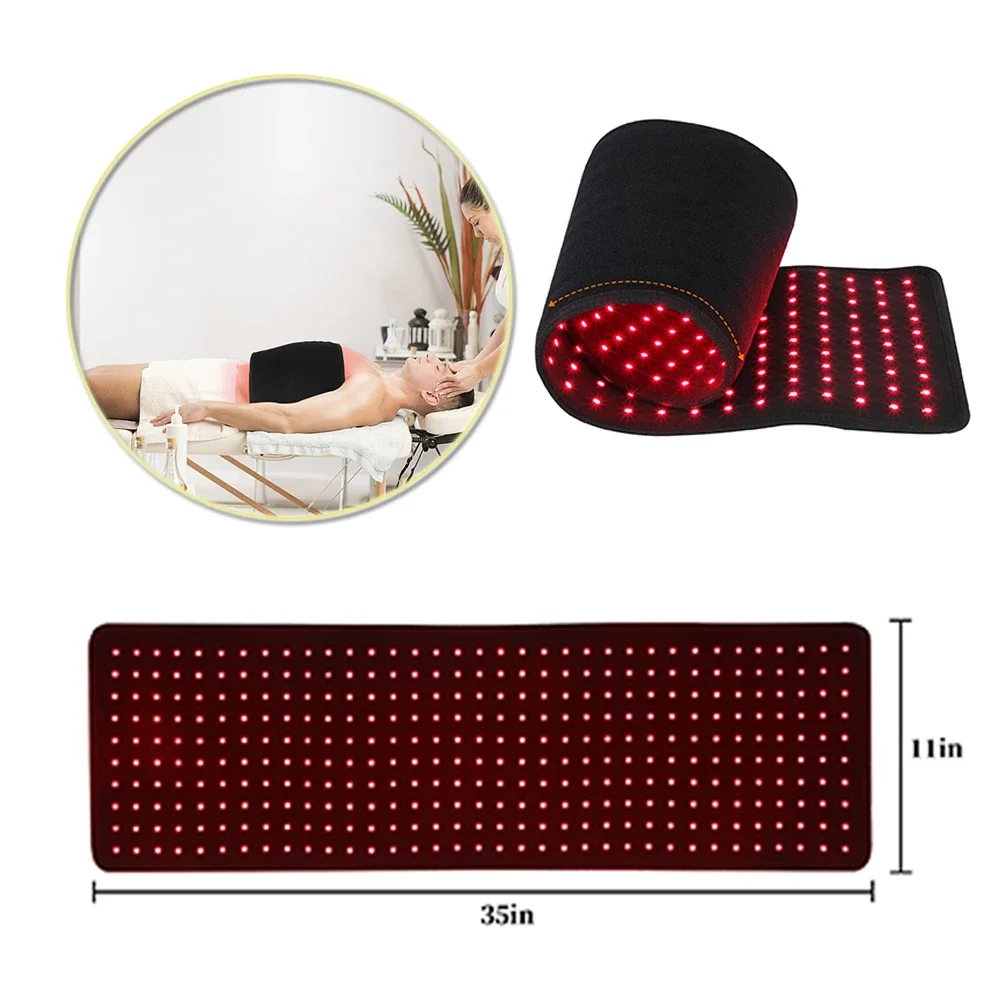 Pain Relief Red Light Therapy Mats Big Size Red Light Therapy Flexible Wrap Face  Low EMF High Irradiance Light Therapy Mat