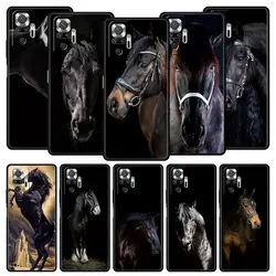 Running Horse Wild Animals Phone Case For Xiaomi Redmi Note 13 12 5G 11 10 Pro Plus 4G 9S 9 8 7 9T 13C 10C 9C 9A Silicone Cover