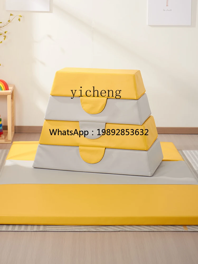 Children's Soft Vaulting Horse Boxes Goat Jumping Saddle Horse Kindergarten Outdoor Sports Fitness Training Sensory