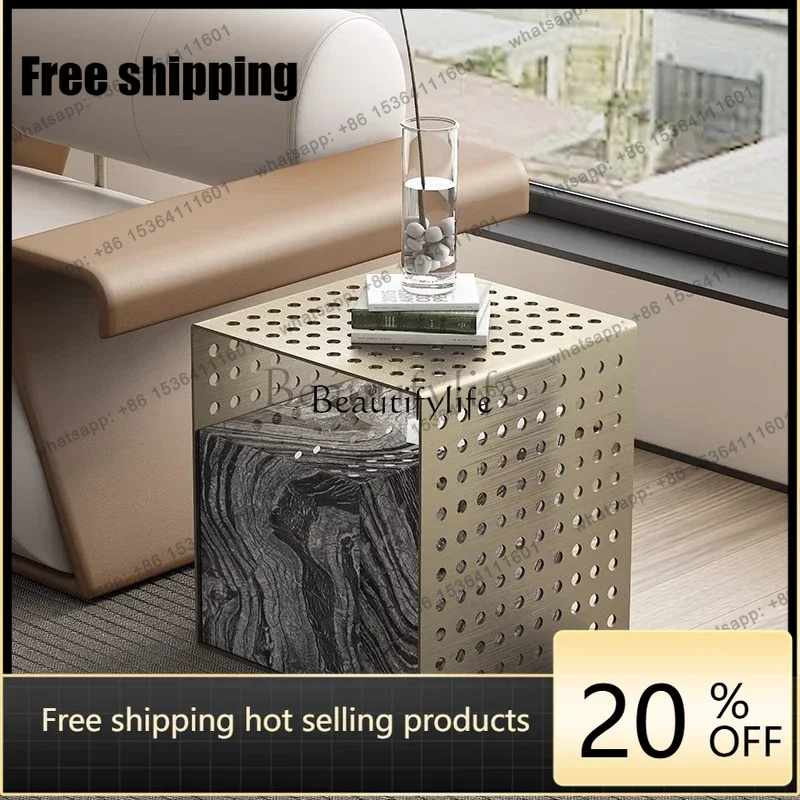 Factory Direct GLight luxury, high-end sense, marble edge, metal square