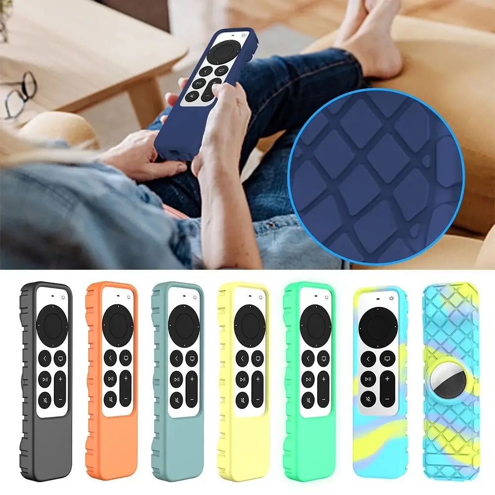 Plain Color Soft Home Accessories TV Stick Cover Protective Case Remote Control Case For Apple TV 4K For Apple TV 4K