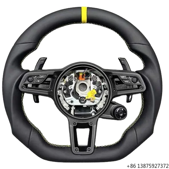 

Black Leather Standard Steering Wheel for Models 718 911 918 997 991 970 971 Boxster