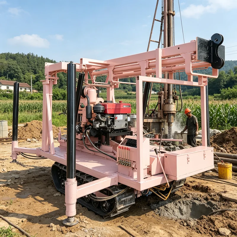 Customized Borehole Water Well Drilling & Hydraulic Tunnel Drilling Rig With Digital Monitoring For Safe Stable Drilling Works