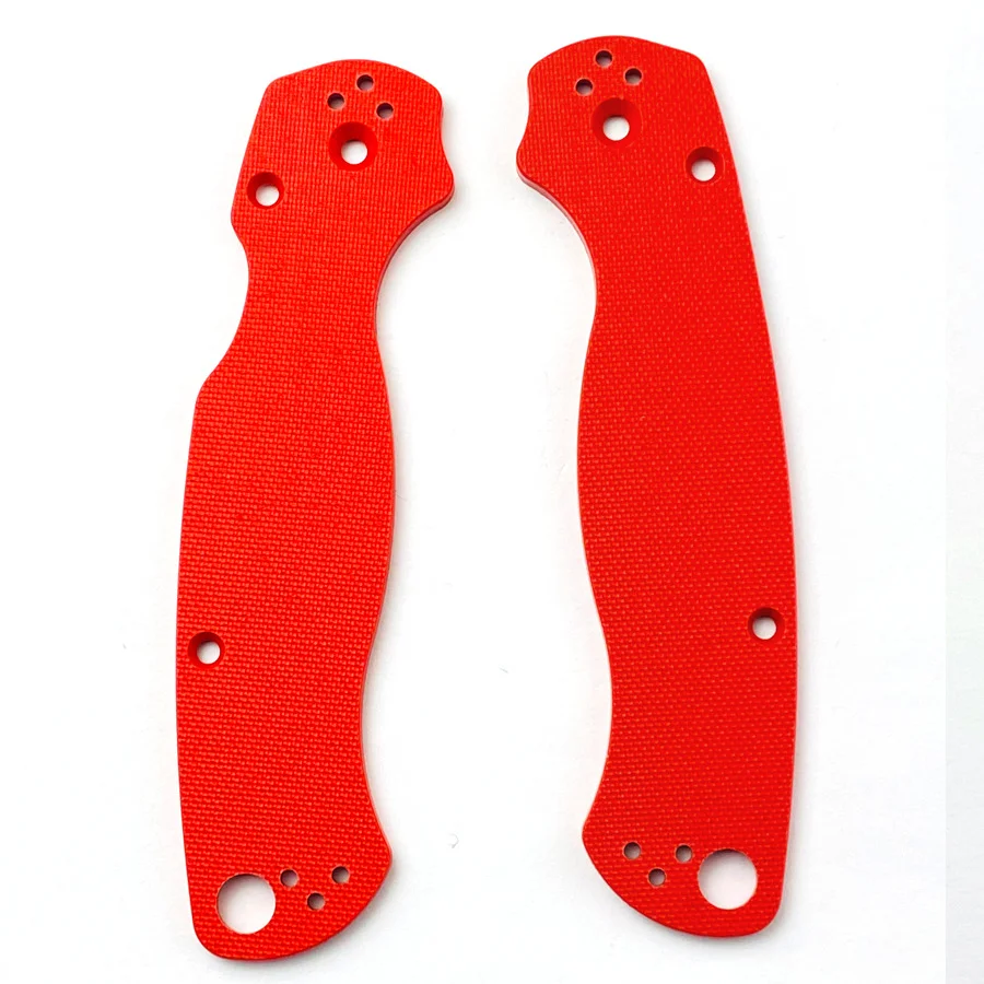 1 Pair G10 Material 5 Colors Folding Knife Handle Patch Scale for Spyderco C81 Paramilitary 2 Para2 PM2 DIY Make Grip Accessorie