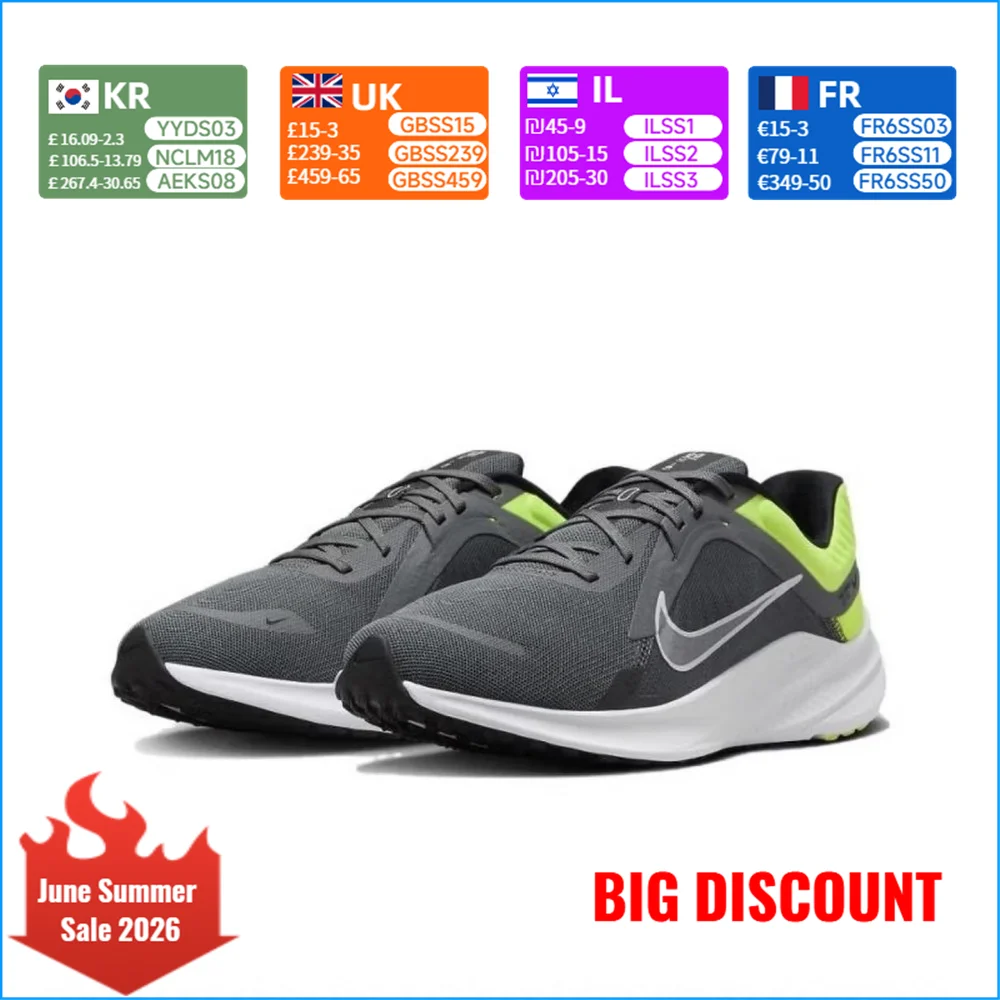 

Nike Men's QUEST 5 New Comfortable Lightweight Casual Running Shoes DD0204-010