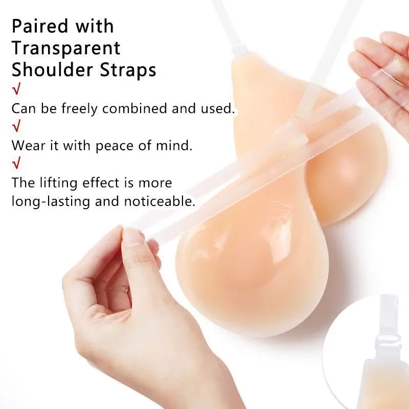 Soutien-gorge Push Up en Silicone, sans bretelles, Anti-affaissement, sans couture, adhésif Invisible, Anti-déversement, collant, agrandissement du buste, rehausseur, nouveau