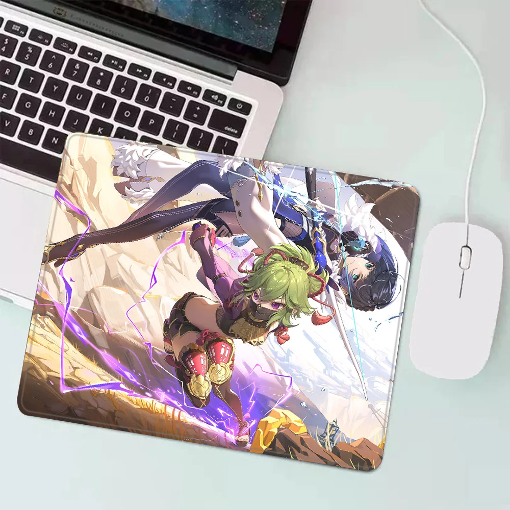 Yelan Genshin Impact Gaming Mouse Pad XS Small Mousepad For PC Gamer Desktop Decoration Office Mouse Mat Deskmat Rug
