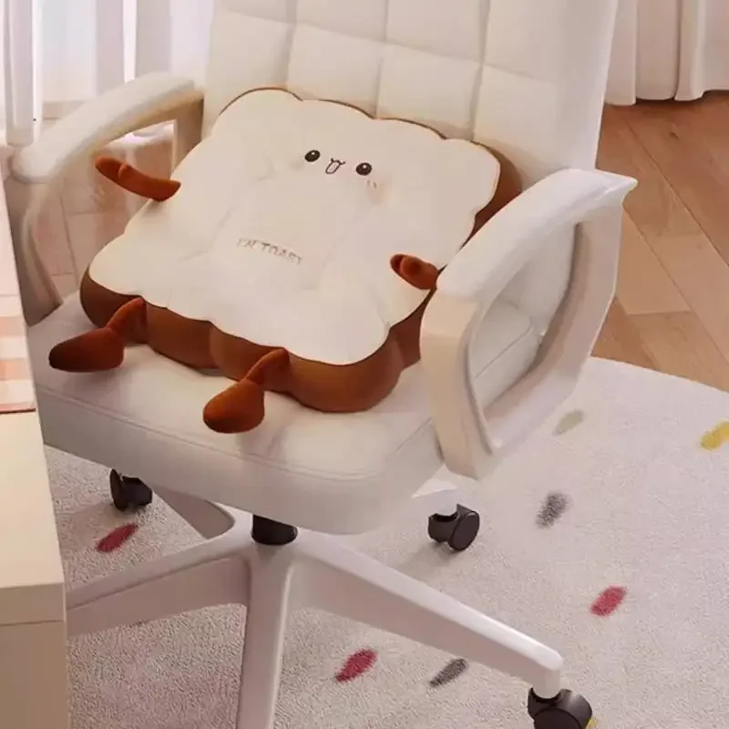 Silla de oficina beige con reposacabezas, reclinable, extragrande, para ordenador, con brazos, diseño de escritorio, mobiliario de oficina