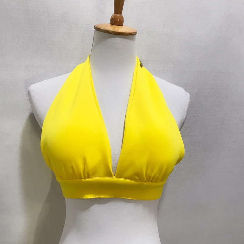 Nowy 12-kolorowy seksowny strój do tańca na rurze Halter Dancing Tops Women Gogo Dancer Costumes Bar Nightub Dj Ds Stage Performance Wear