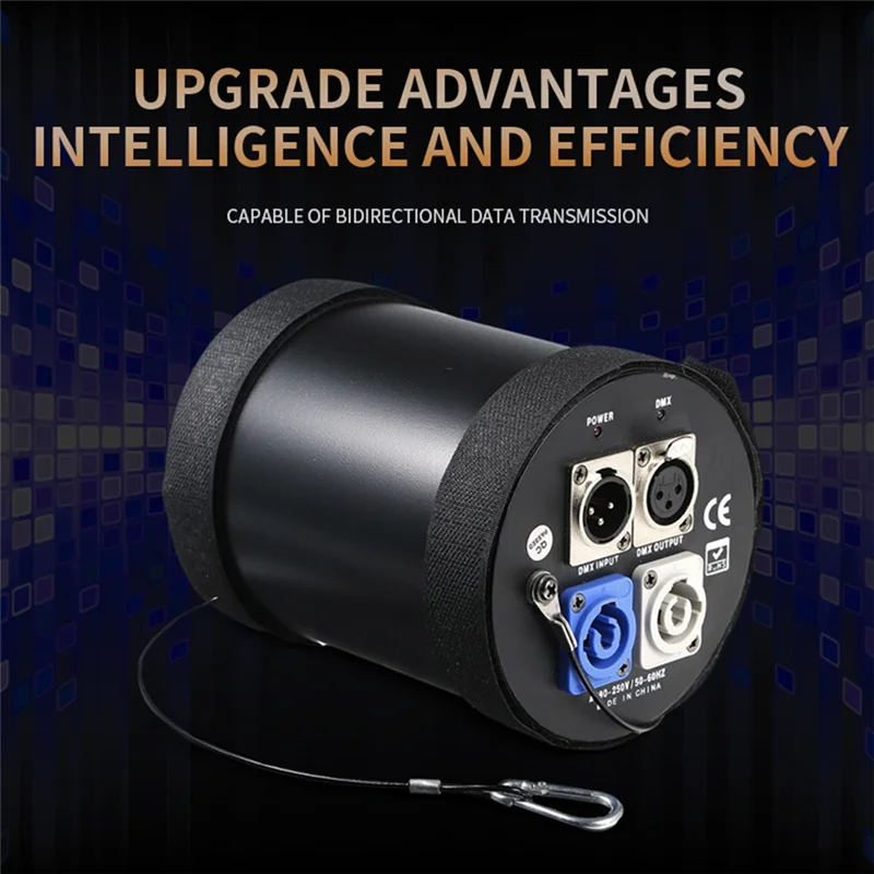 A69Z 6 Channel Signal Output Splitter DMX512 3-Pin Standard Signal Amplifier DJ Disco Stage Lighting Control