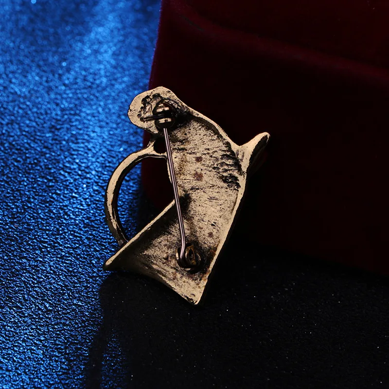Vintage Pferdekopf Broschen Herren Anzug Hemd Abzeichen Metall Tier Anstecknadeln Corsage Mode Kleidung Accessoires Hohe Qualität – Detail 4