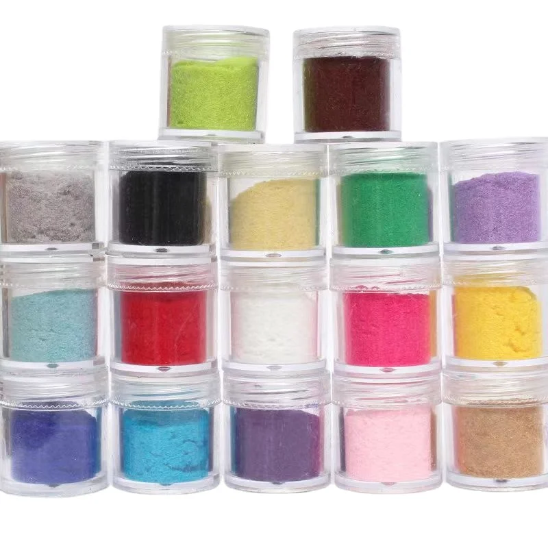 22 kolory zimowy aksamitny proszek do paznokci DIY ozdoby do paznokci puszysty brokat do paznokci pył DIY Design świąteczny pigment 10 g/pudło